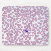 Malariablutzellen Mousepad (Vorne)