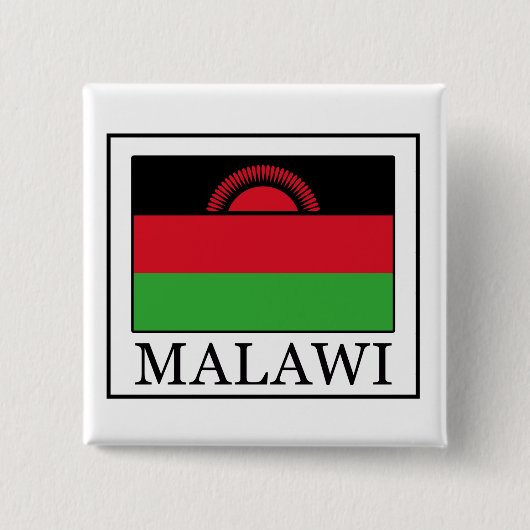 Malawi Aufkleber Button (Vorderseite)