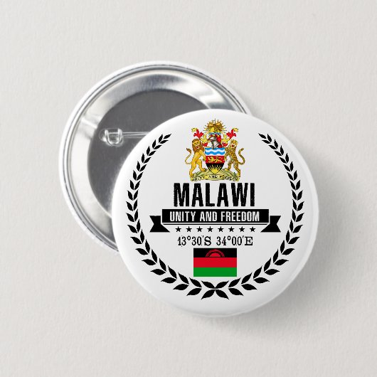 Malawi Button (Vorne & Hinten)