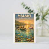 MALAWI – Das warme Herz Afrikas Postkarte (Stehend Vorderseite)