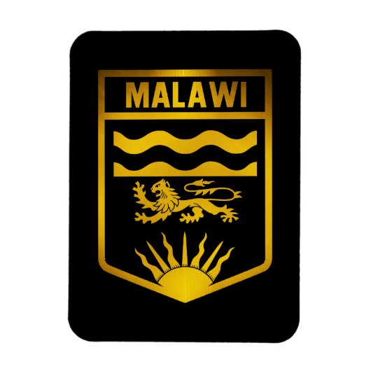 Malawi Emblem Magnet (Vertikal)
