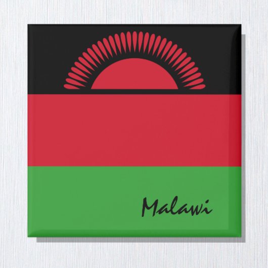 Malawi Fahne & Afrika Urlaub/Sportfans Magnet