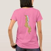Malawi Flag and Map T - Shirt (Rückseite)