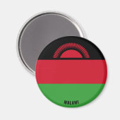 Malawi Flag Charming Patriotic Magnet (Vorderseite/Rückseite)