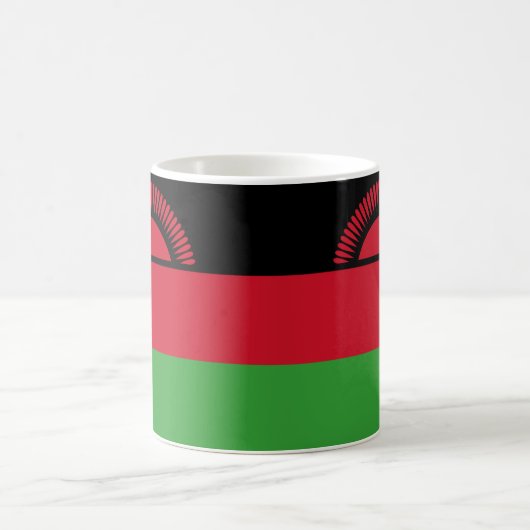 Malawi Flag Keramik Tasse (Mittel)