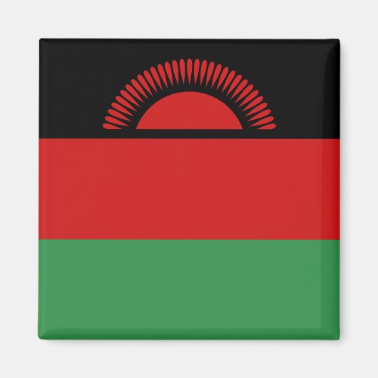 Malawi Flag Magnet (Vorne)