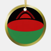 Malawi Flag Ornament (Vorne)