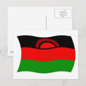 Malawi Flag Postcard Postkarte (Vorne/Hinten)