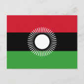 Malawi Flag Postcard Postkarte (Vorderseite)