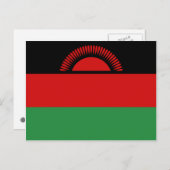 Malawi Flag Postcard Postkarte (Vorne/Hinten)