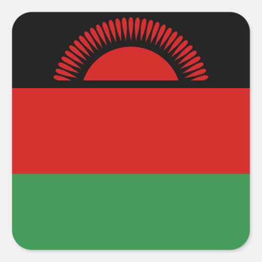 Malawi Flag Sticker (Vorderseite)