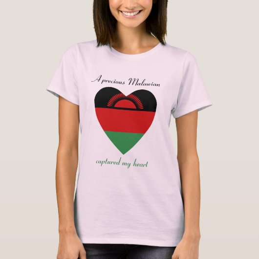 Malawi Flag Sweetheart T - Shirt (Vorderseite)
