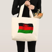 Malawi Flag Tote Bag Jumbo Stoffbeutel (Vorderseite (Produkt))
