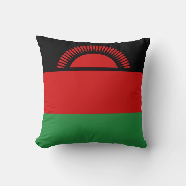 Malawi Flag x Flag Kissen (Vorderseite)
