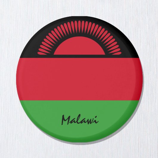 Malawi-Flagge & Afrika - Reise-/Sportfans Magnet