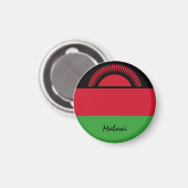 Malawi-Flagge & Afrika - Reise-/Sportfans Magnet (Vorderseite/Rückseite)