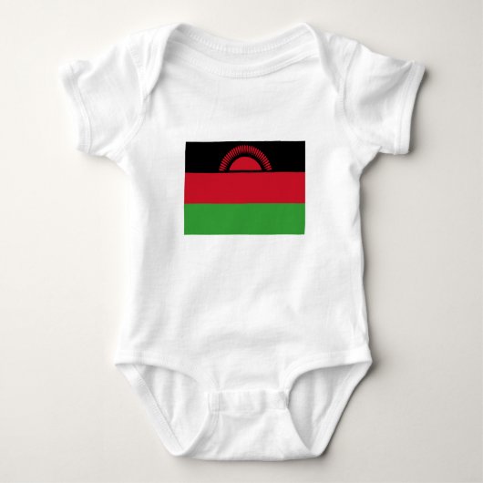 Malawi-Flagge Baby Strampler (Vorderseite)