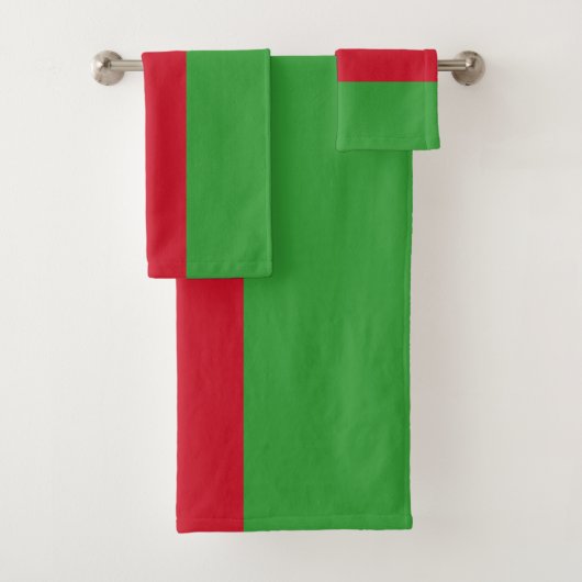 Malawi-Flagge Badhandtuch Set (Insitu)