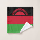Malawi-Flagge Badhandtuch Set (Waschlappen)