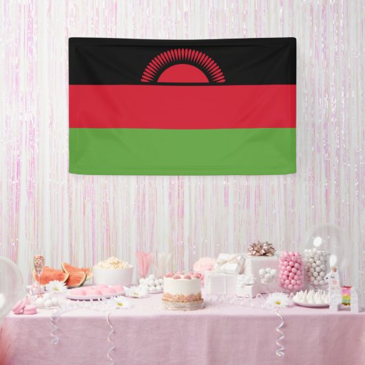 Malawi-Flagge Banner (Party)
