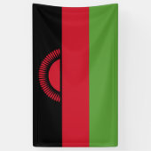Malawi-Flagge Banner (Vertikal)