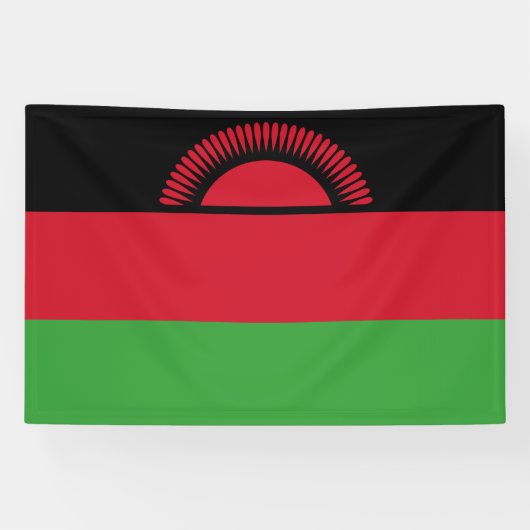 Malawi-Flagge Banner (Horizontal)