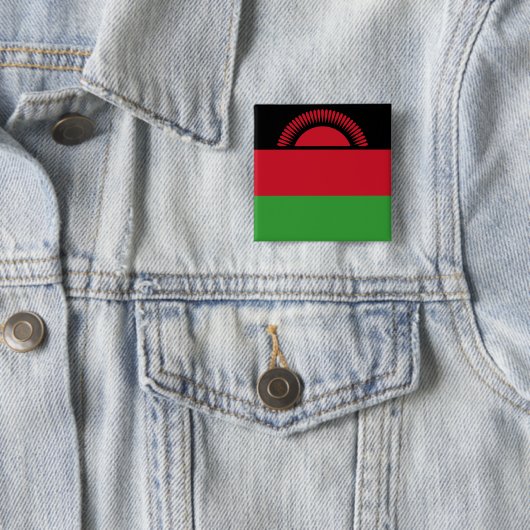 Malawi-Flagge Button (Beispiel)