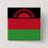 Malawi-Flagge Button (Vorderseite)