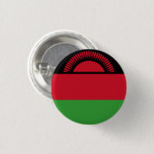 Malawi-Flagge Button (Vorne & Hinten)