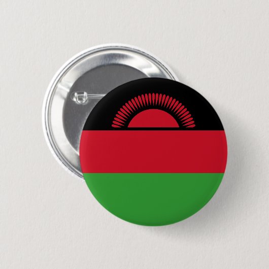 Malawi-Flagge Button (Vorne & Hinten)