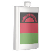Malawi-Flagge Flachmann (Rechts)