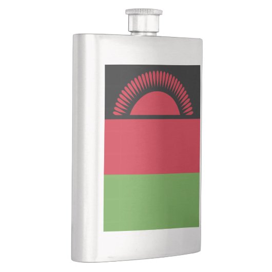 Malawi-Flagge Flachmann (Rechts)