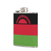 Malawi-Flagge Flachmann (Links)