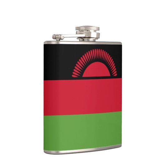 Malawi-Flagge Flachmann (Rechts)