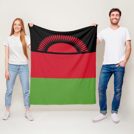 Malawi-Flagge Fleecedecke (Beispiel)