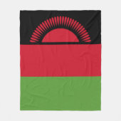 Malawi-Flagge Fleecedecke (Vorderseite)