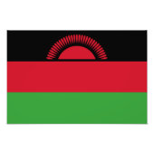 Malawi-Flagge Fotodruck (Vorne)