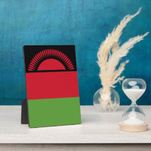 Malawi-Flagge Fotoplatte