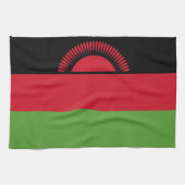 Malawi-Flagge Geschirrtuch (Horizontal)