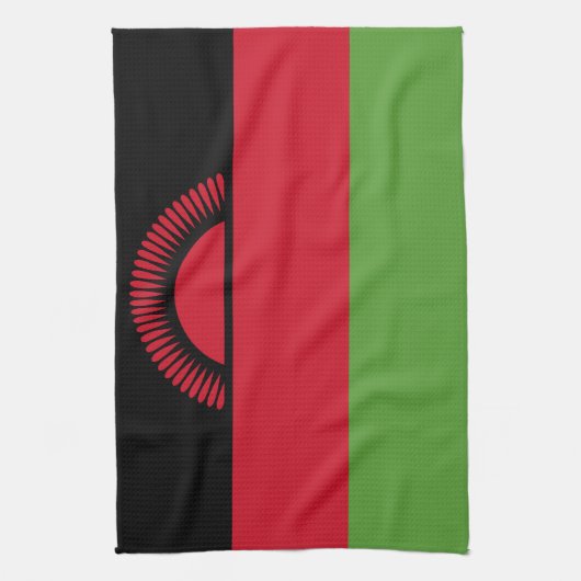 Malawi-Flagge Geschirrtuch (Vertikal)