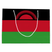Malawi-Flagge Große Geschenktüte (Rückseite)