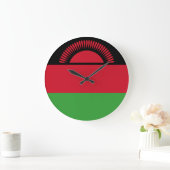 Malawi-Flagge Große Wanduhr (Zuhause)