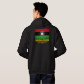 Malawi-Flagge Hoodie (Schwarz voll)