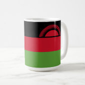 Malawi-Flagge Kaffeetasse (VorderseiteRechts)