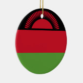 Malawi-Flagge Keramik Ornament (Rechts)