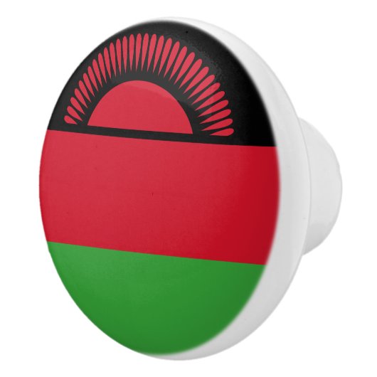 Malawi-Flagge Keramikknauf (Rechts)