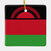 Malawi-Flagge Keramikornament (Vorderseite)