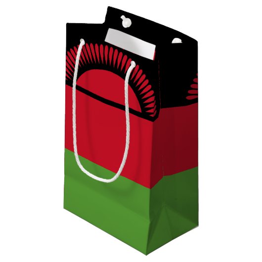Malawi-Flagge Kleine Geschenktüte (Vorderseite Schrägansicht)
