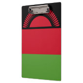 Malawi-Flagge Klemmbrett (Links)