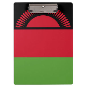 Malawi-Flagge Klemmbrett